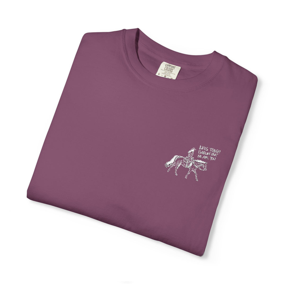 Life’s Tough Darlin’ Cowgirl T-Shirt | Vintage Western Graphic Tee