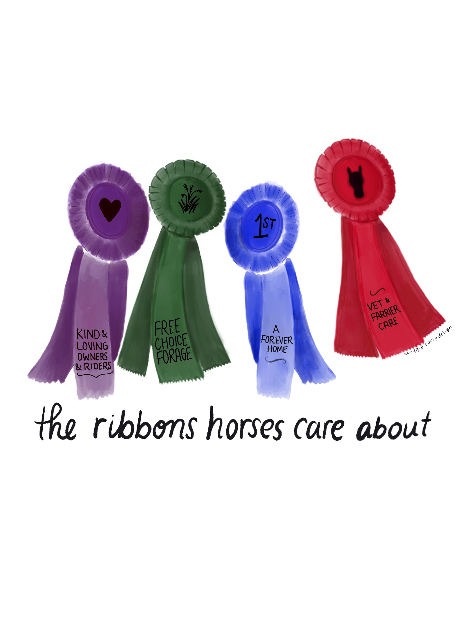 The Ribbons Horses Care About | Print #2