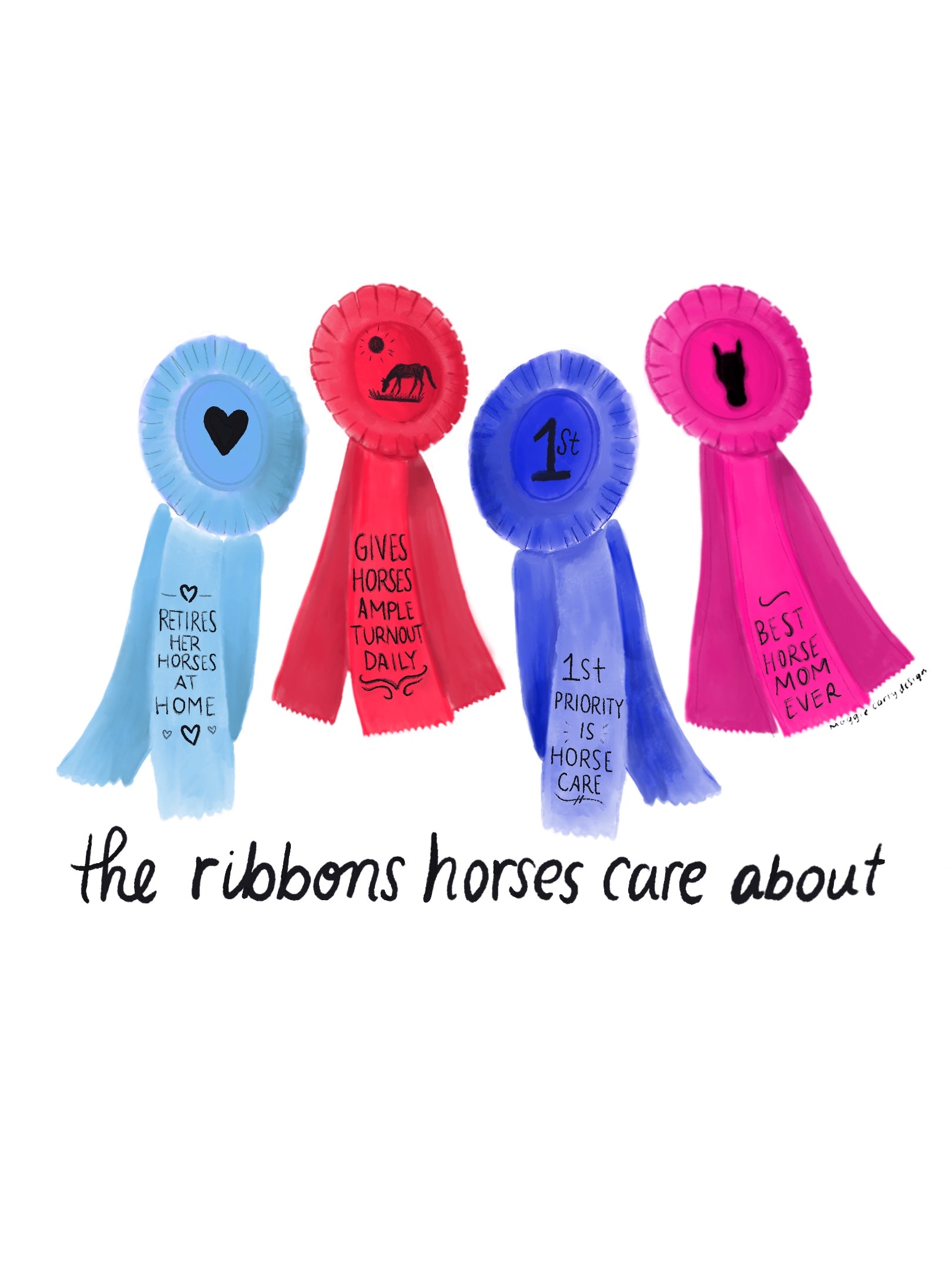 The Ribbons Horses Care About | Print #1