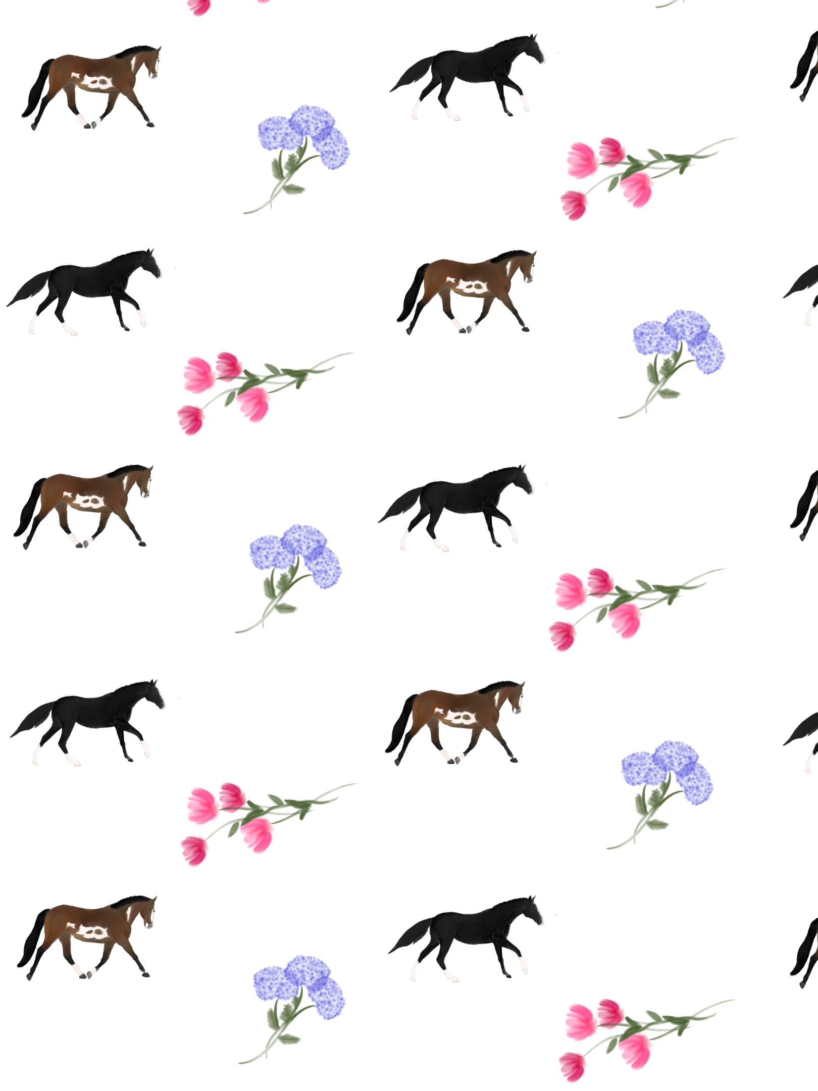 Custom Horse Pattern